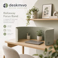 Deskmivo™ Soft Focus Flip – Reversible Freestanding Workspace Divider