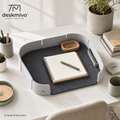 Deskmivo™ Quiet Writing Island – Felt Desktop Writing Tray